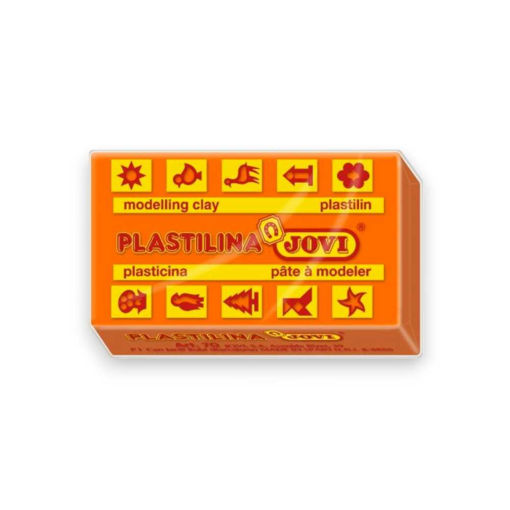 Picture of JOVI PLASTILINA BLOCK 50GR - ORANGE